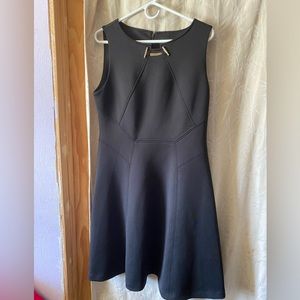 Ivanka trump black and gold dress